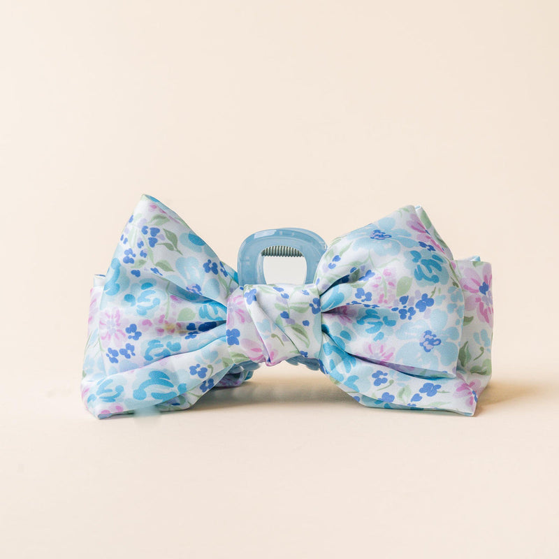 Satin Bow Claw Clips