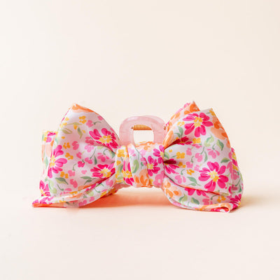 Satin Bow Claw Clips
