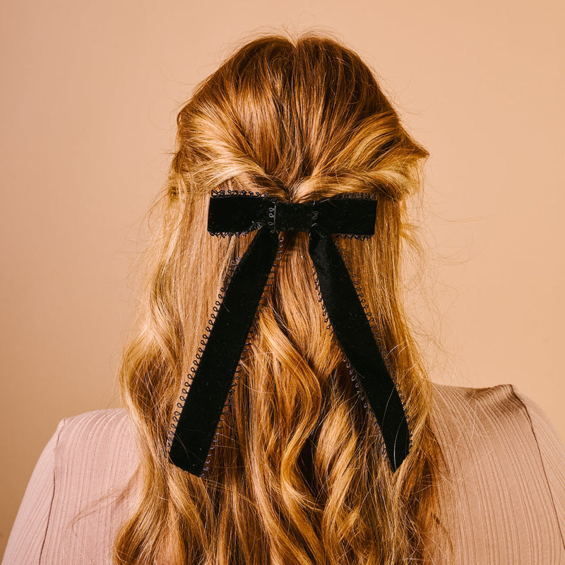 Vintage Velvet Hair Bow