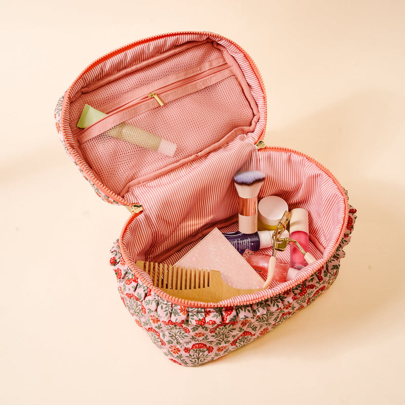 Glam & Go Quilted Cosmetic Bags