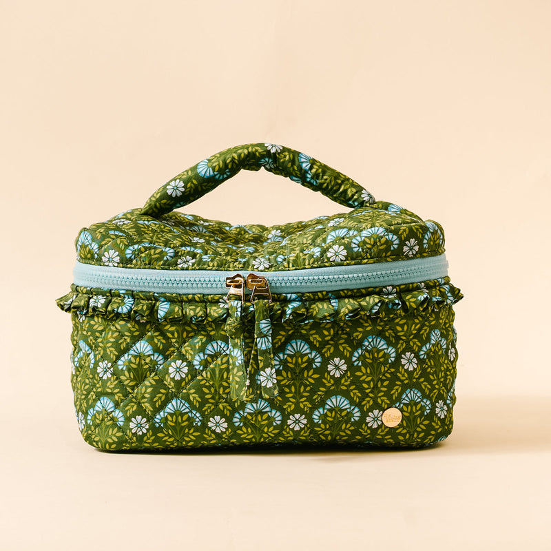 Glam & Go Quilted Cosmetic Bags