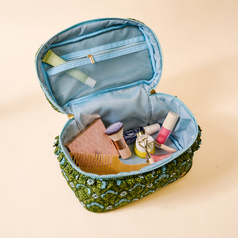 Glam & Go Quilted Cosmetic Bags