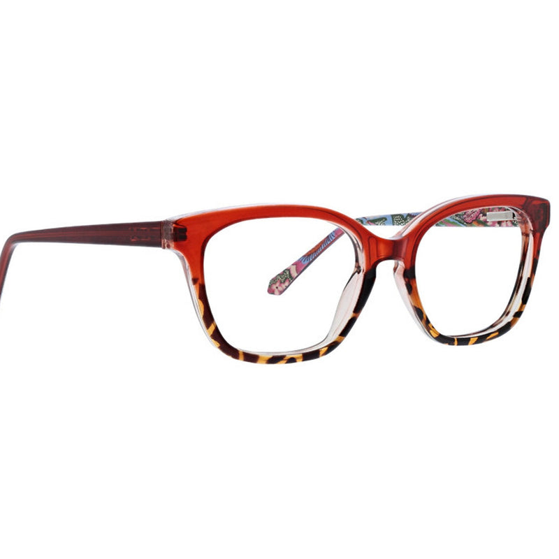 Vera Bradley Shaye Eyeglasses in Leaf Me Not Paisley