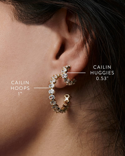 Cailin Crystal Hoop Kendra Scott Earrings