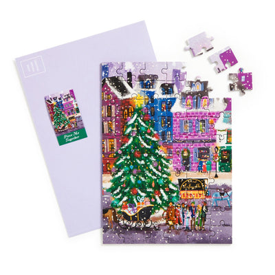 Christmas Square Puzzle Card