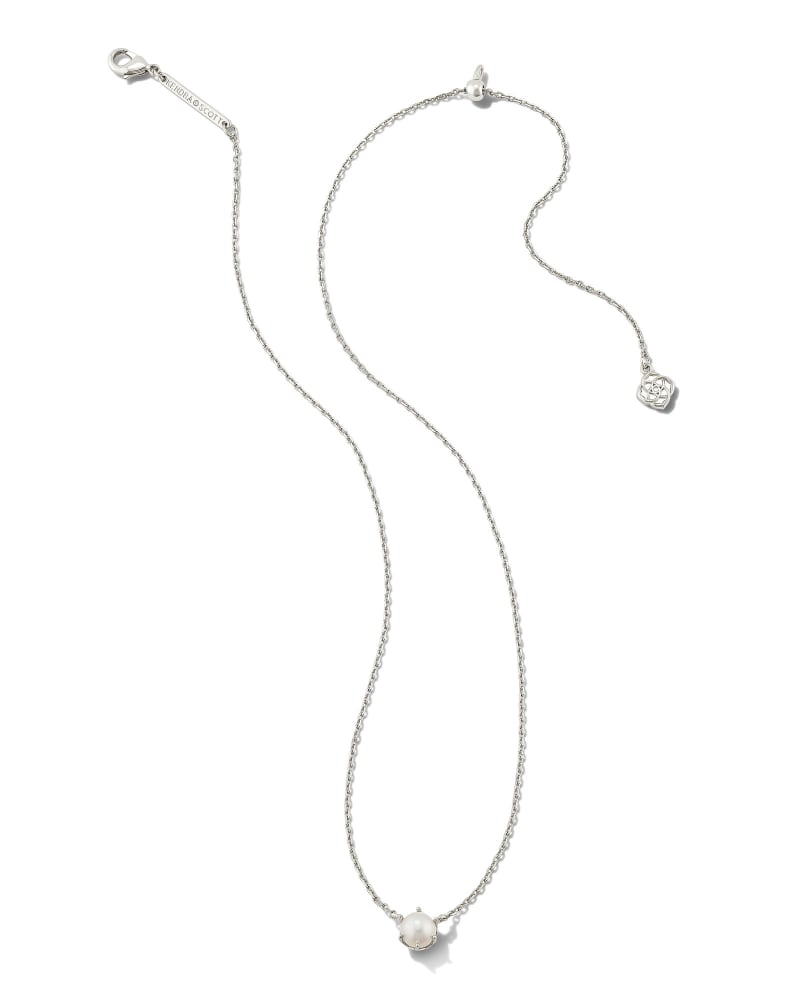 Ashton Kendra Scott Pendant Necklace in White Pearl