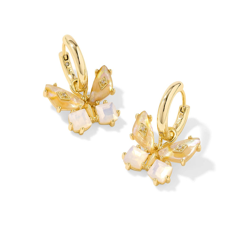 Bianca Butterfly Kendra Scott Huggie Earrings