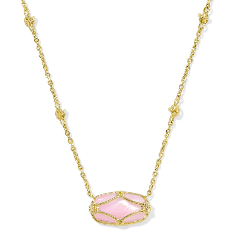 Elisa Lattice Frame Short Kendra Scott Necklace