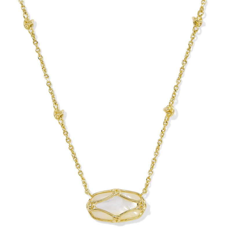 Elisa Lattice Frame Short Kendra Scott Necklace