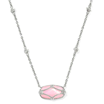 Elisa Lattice Frame Short Kendra Scott Necklace