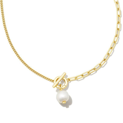 Leighton Convertible Pearl Chain Kendra Scott Necklace