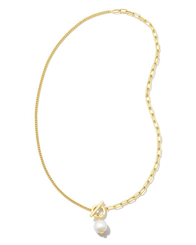 Leighton Convertible Pearl Chain Kendra Scott Necklace