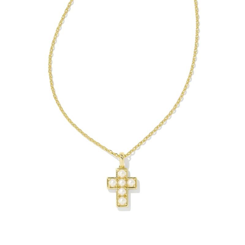 Pearl Cross Kendra Scott Necklace