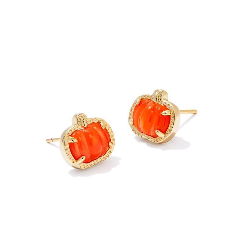 Pumpkin Stud Kendra Scott Earrings