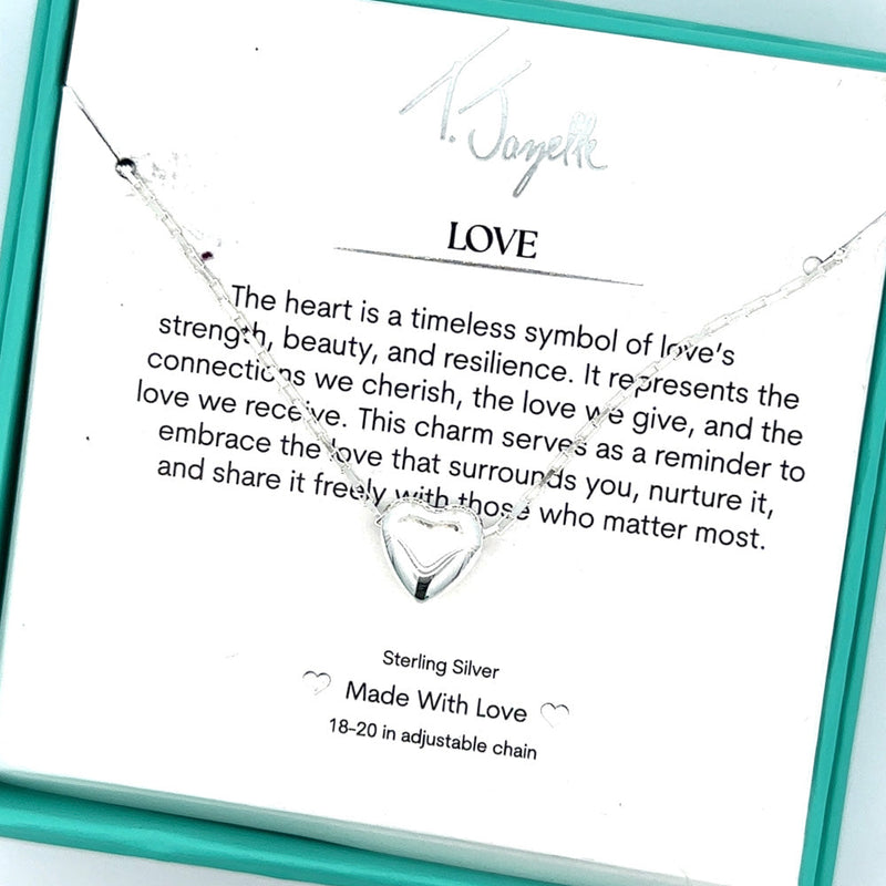 Love Puffy Heart T. Jazelle Necklaces