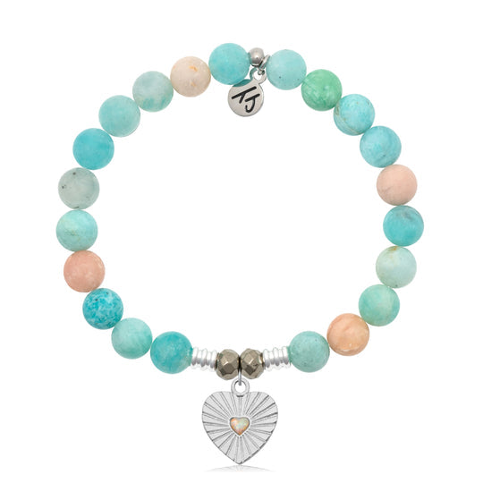 Heart Opal Charm T. Jazelle Bracelet