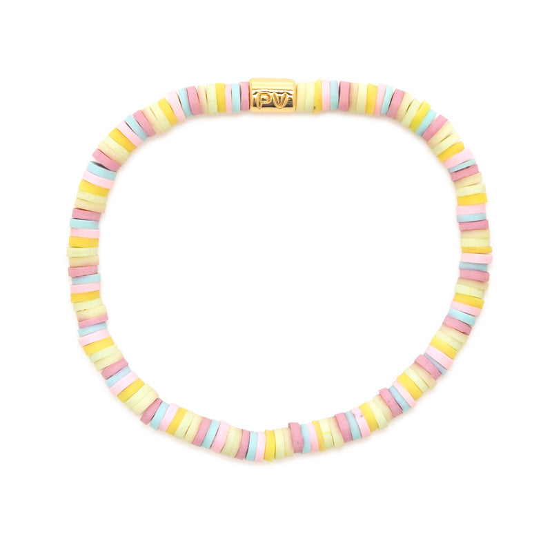 Seascape Vinyl Disc Stretch Pura Vida Bracelets