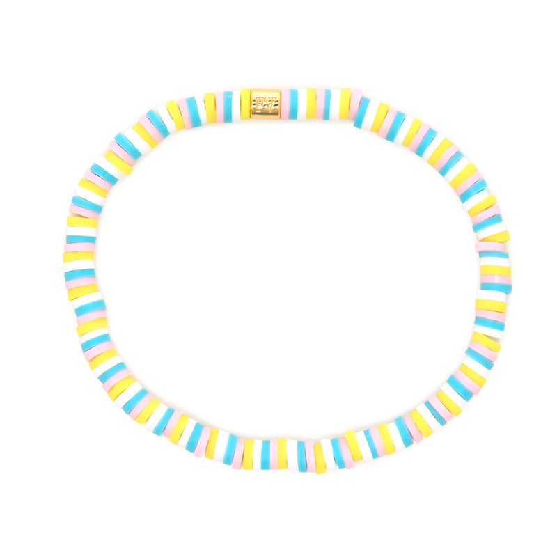 Seascape Vinyl Disc Stretch Pura Vida Bracelets