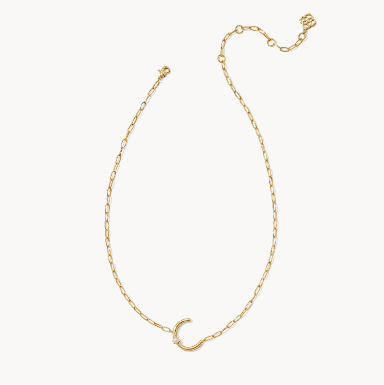 Pearl Letter Short Pendant Kendra Scott Necklace