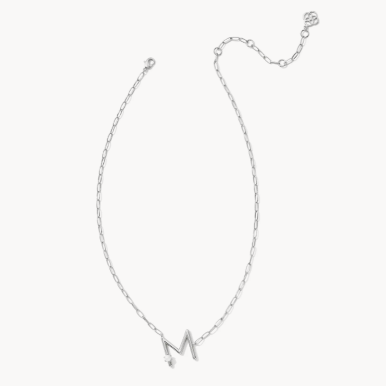 Pearl Letter Short Pendant Kendra Scott Necklace