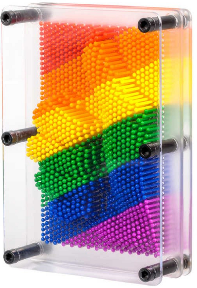 Rainbow Pin Art