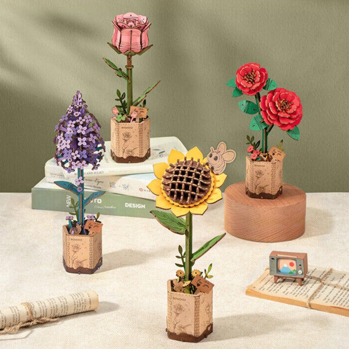 Wooden Bloom Craft Kits