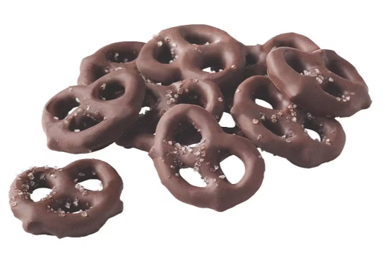 Salty Dark Pretzels