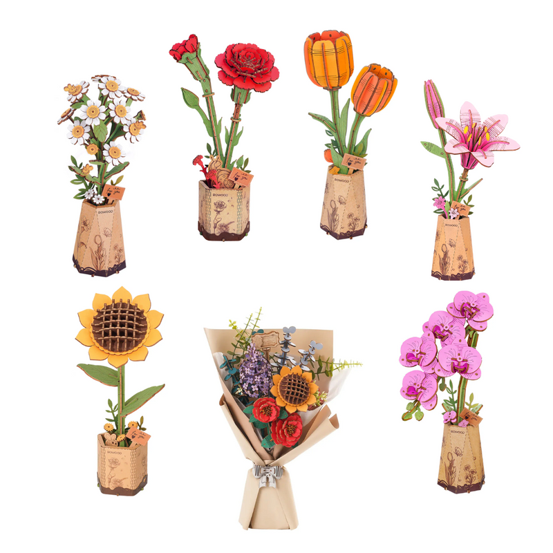 Wooden Bloom Craft Kits