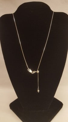 22" Adjustable Sterling Silver Box Chain - Apothecary Gift Shop
