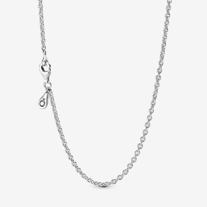 Sterling Silver 23.6" Cable Chain Pandora Necklace