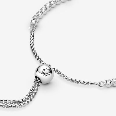 Sparkling Strand CZ Pandora Bracelet