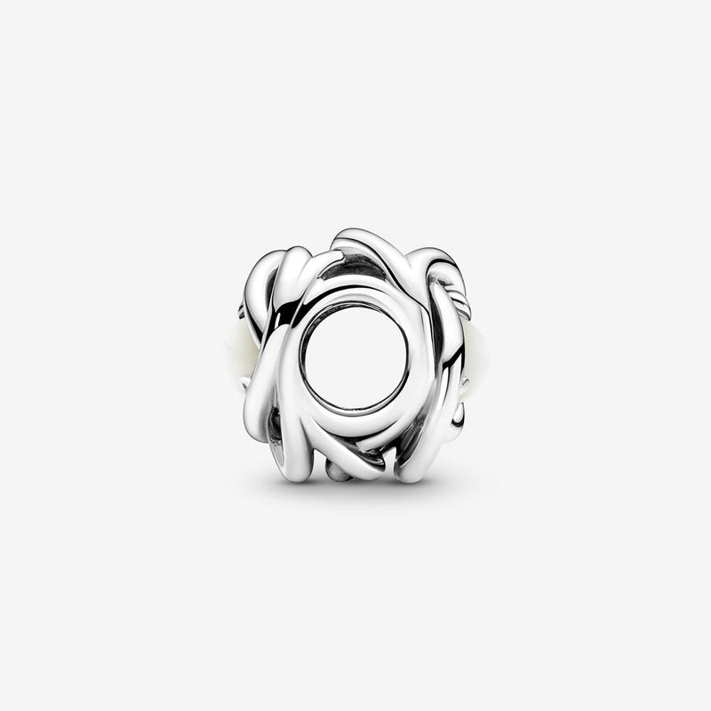Mother of Pearl Eternity Circle Pandora Charm