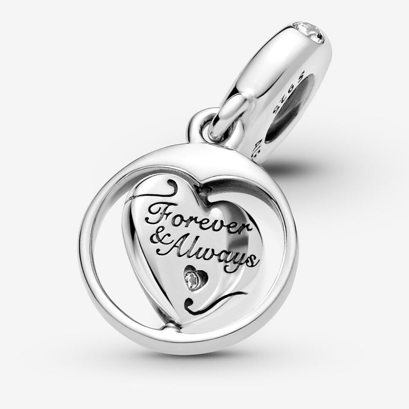 Spinning Forever & Always Soulmate Dangle Pandora Charm
