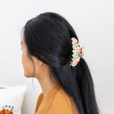 Floral Claw Clips