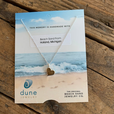 Sand Heart Necklace by Dune Jewelry - Apothecary Gift Shop