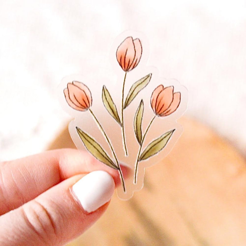 Dutch Tulips Sticker