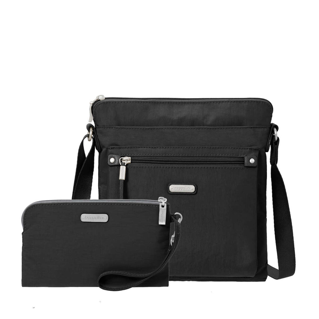 baggallini pocket crossbody travel bag with rfid Baggallini Go Bagg with RFID Wristlet – Apothecary Gift Shop
