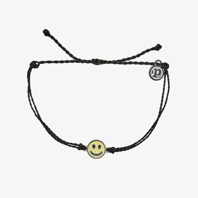Happy Face Pura Vida Charm Bracelets