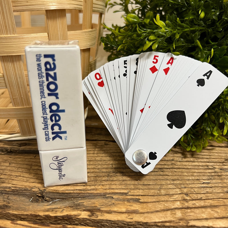 Razor Deck Playing Cards – Apothecary Gift Shop
