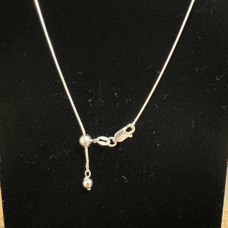 22" Adjustable Sterling Silver Snake Chain - Apothecary Gift Shop