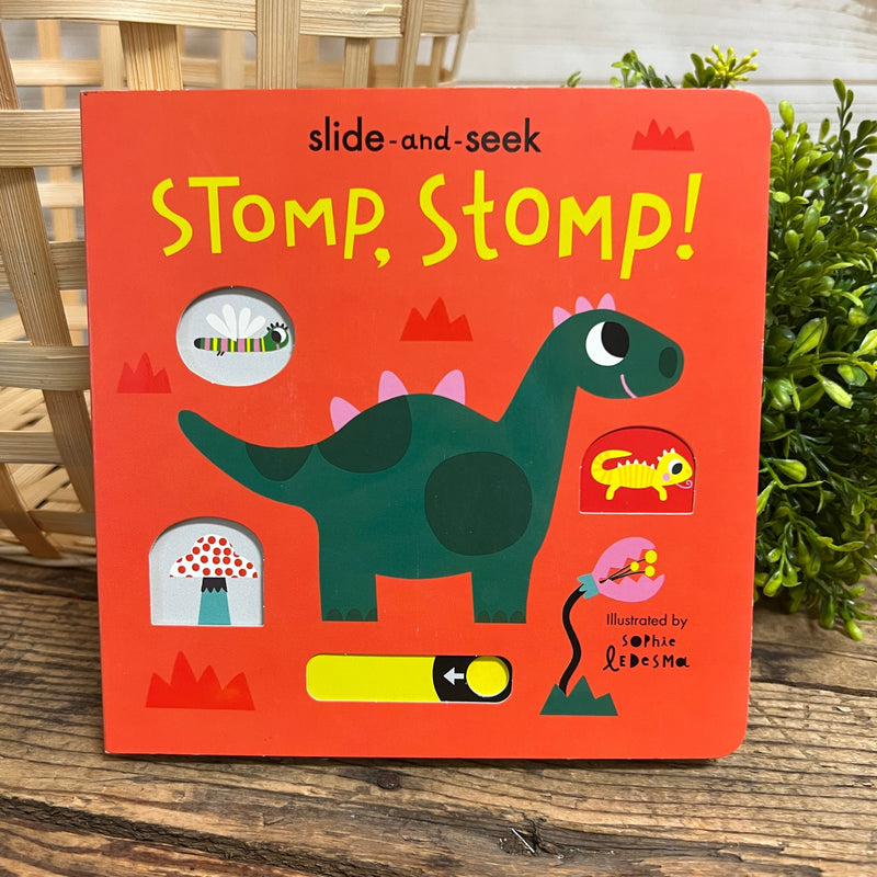 Stomp, Stomp! Slide-and-Seek Book