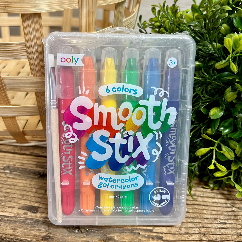 Ooly Smooth Stix Watercolor Gel Crayons Set