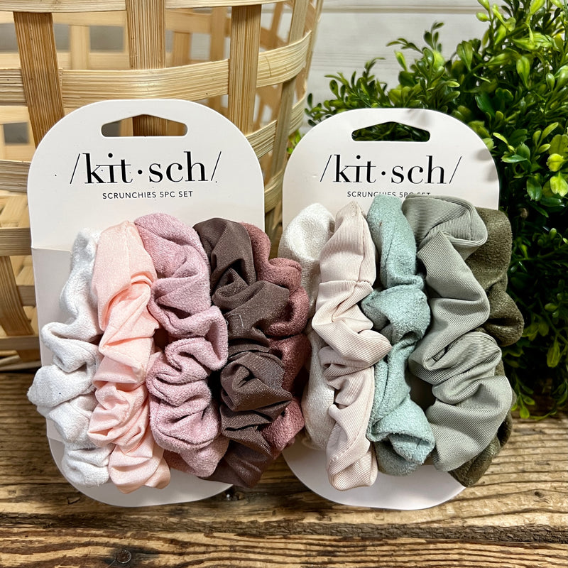 Kitsch Matte Scrunchies 5pc Set