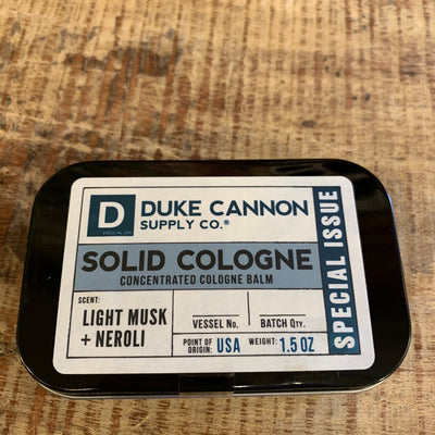Duke Cannon Solid Cologne - Apothecary Gift Shop
