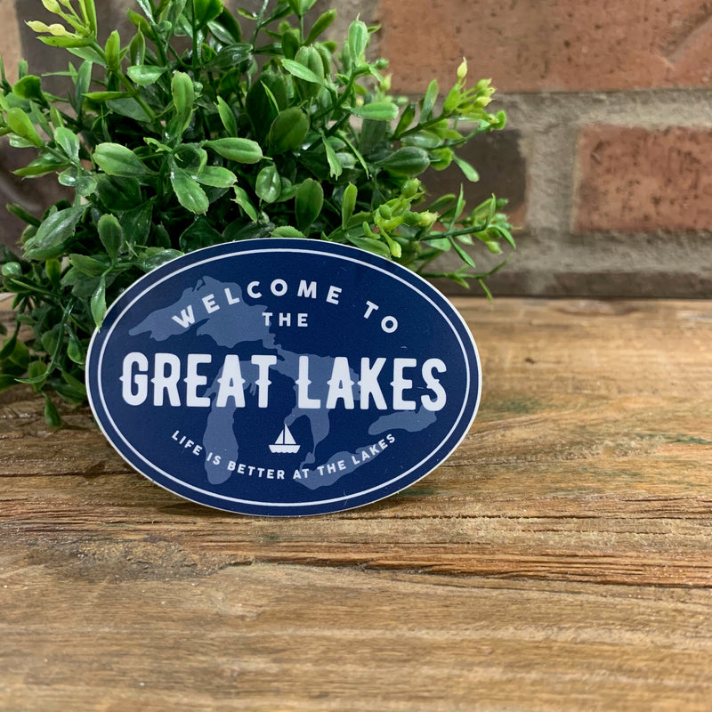 Welcome To The Great Lakes Sticker