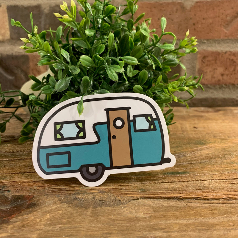 Retro Camper Sticker