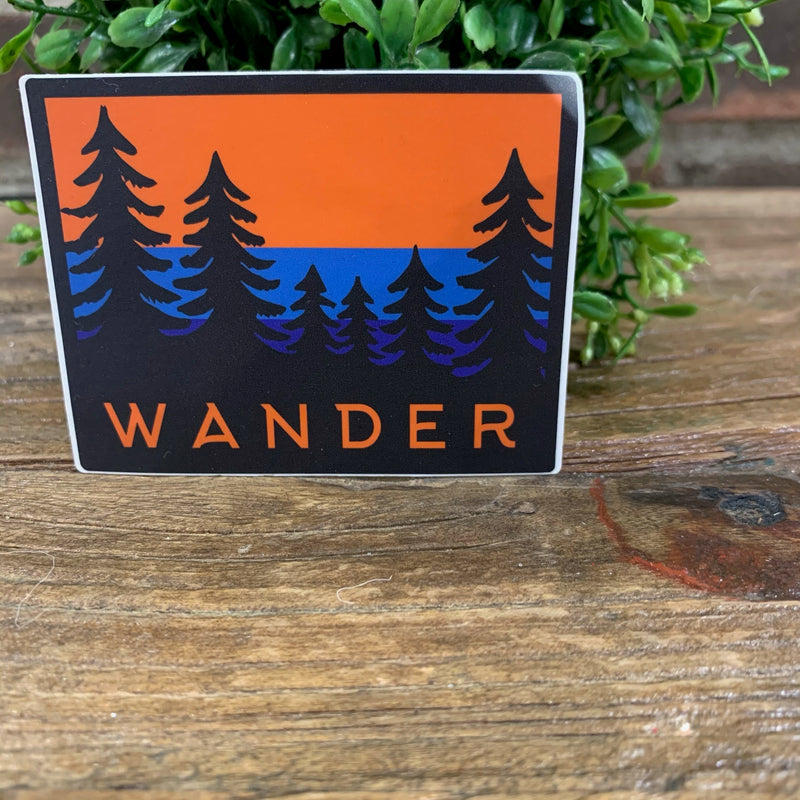 Wander Trees Sticker