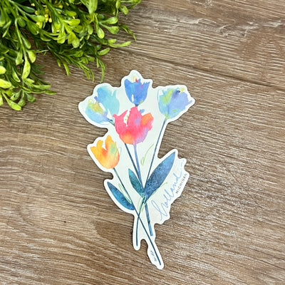 Holland, Michigan Tulip Bouquet Sticker