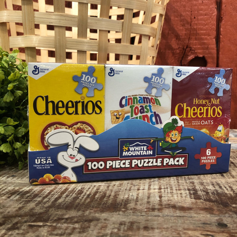 Mini Cereal Boxes Puzzle - Set of 6 - Apothecary Gift Shop