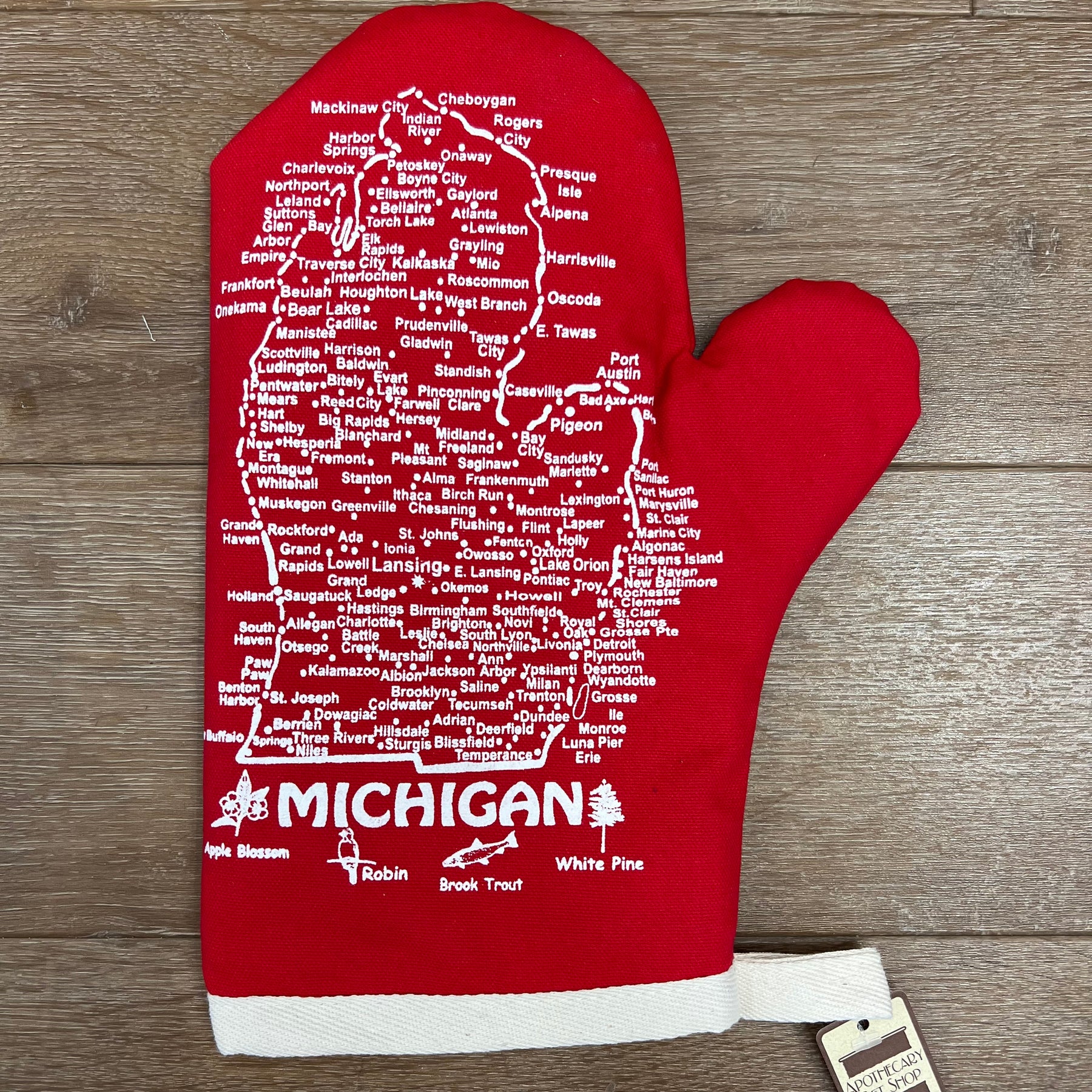 Michigan L'Oven Mitts - Now we're cookin' – Purely Michigan St Joseph